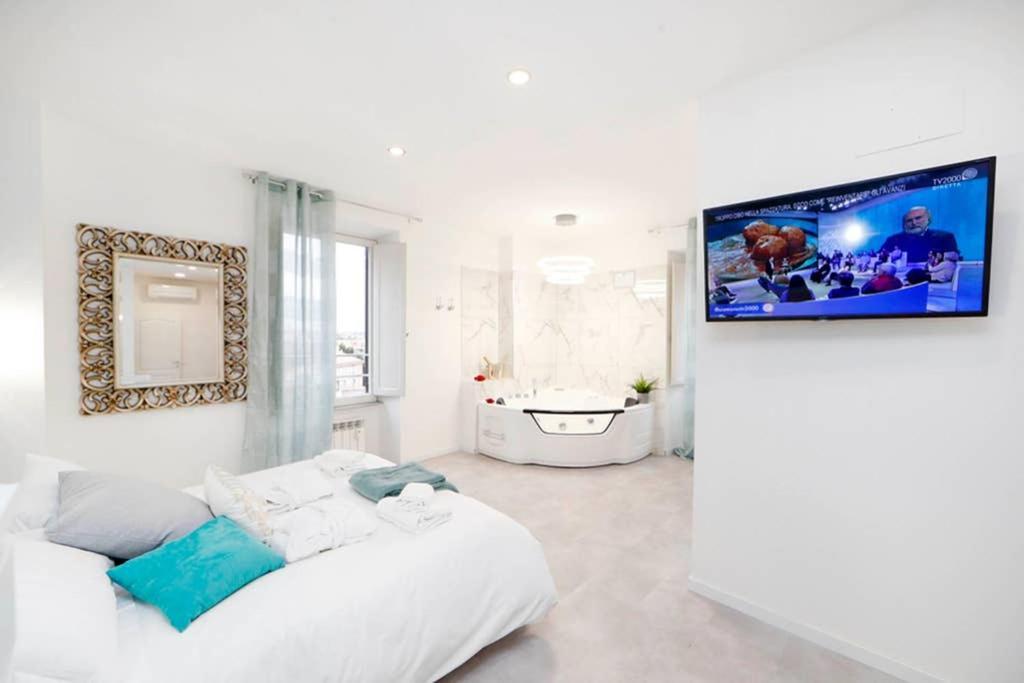 White Panoramic Jacuzzi Trastevere - Collection Apartamento *